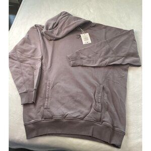 Gymshark Men's heritage washed hoodie L oversized fit color purple NWT gymwear